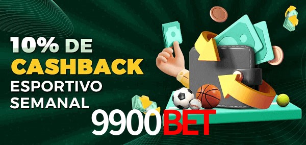 10% de bônus de cashback na 9900BET